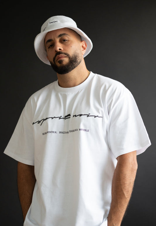 White Signature logo T-Shirt